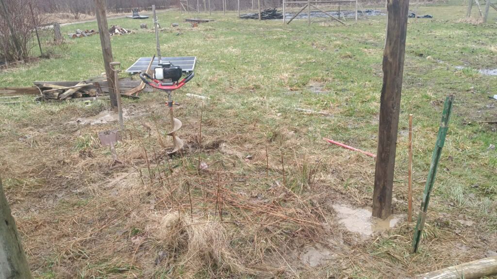 starting restoration on the farms solar panels