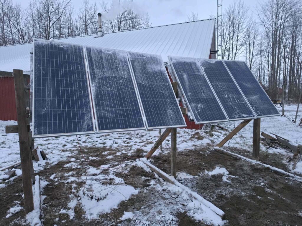solar power back on line